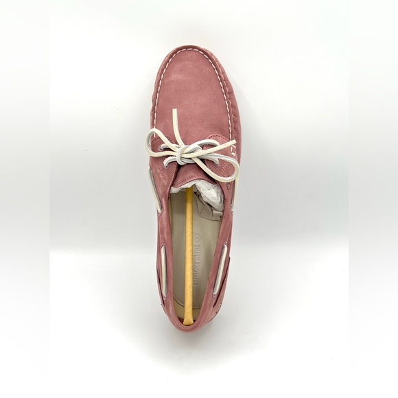 Timberland Women's Classic Amherst 2 Eye Slip On Purple Boat Shoes Size 11M New - Picture 7 of 8